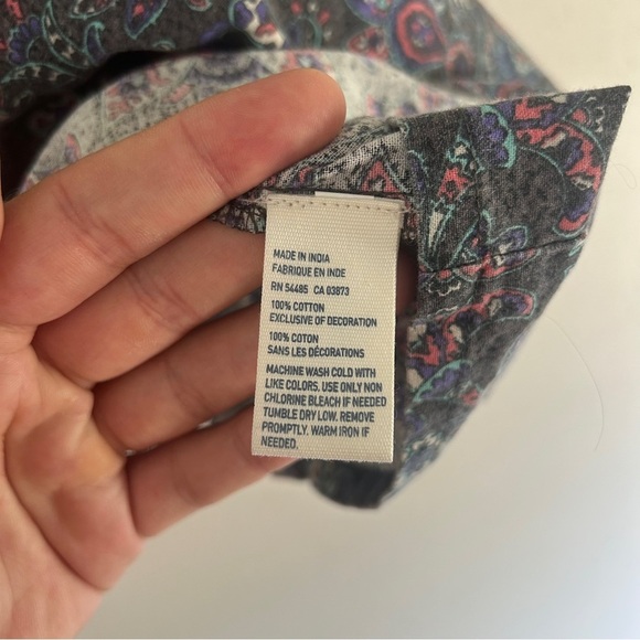 American Eagle Outfitters Blue Pink Paisley Halter Mini Dress Y2K Summer Western - Picture 4 of 7